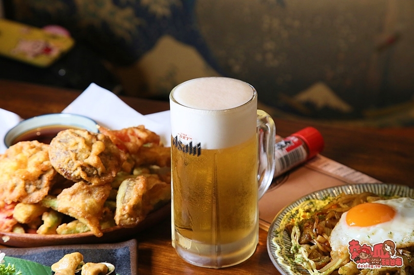 【台南美食】生啤酒299放題喝到飽！踏進店的那一刻，我真心以為我在日本：三十八番居酒屋 - 熱血玩台南。跳躍新世界