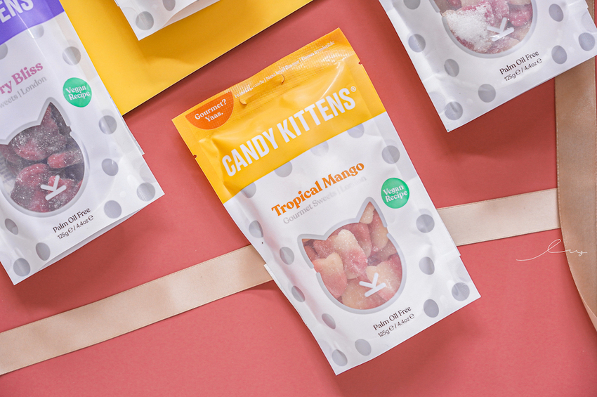 一款素食也能食的軟糖！超可愛貓咪造型，成分天然還有4種口味，不管大小朋友都瘋狂～