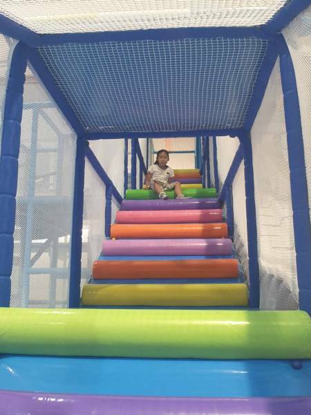 【嘉義|棒棒鯨奇樂園】全新開幕!位在嘉義太保,鄰近故宮南院,超大球池與刺激的90度溜滑梯! - 1個媽咪2個寶