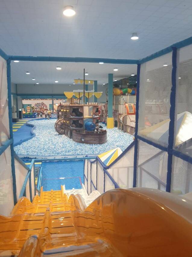 【嘉義|棒棒鯨奇樂園】全新開幕!位在嘉義太保,鄰近故宮南院,超大球池與刺激的90度溜滑梯! - 1個媽咪2個寶