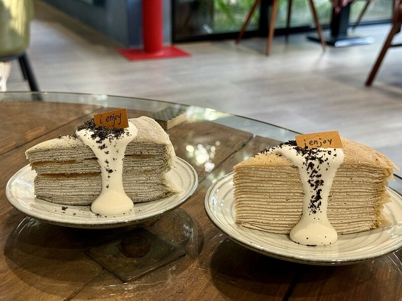 【桃園市,楊梅區】我享I Enjoy,社區內的小驚喜;千層蛋糕美味又經濟實惠。(桃園下午茶/楊梅下午茶)