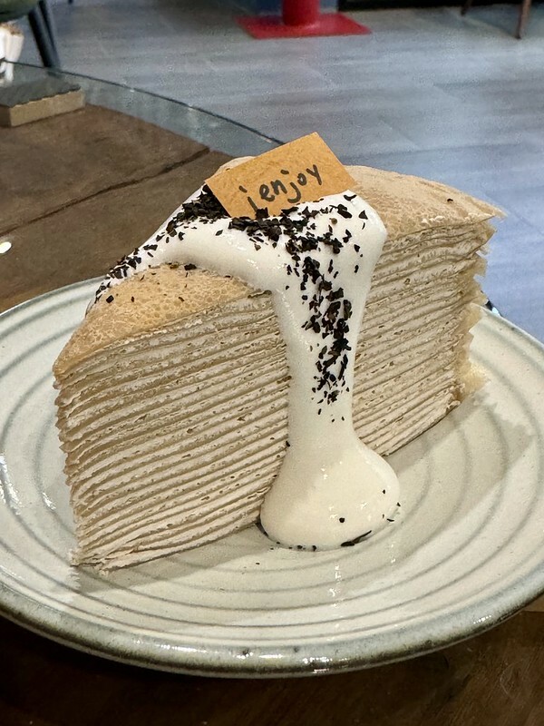 【桃園市,楊梅區】我享I Enjoy,社區內的小驚喜;千層蛋糕美味又經濟實惠。(桃園下午茶/楊梅下午茶)