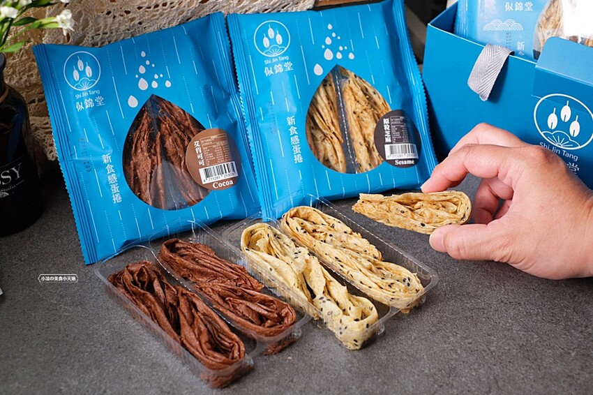 台中人氣手作蛋捲再推新包裝!8種口味鹹甜葷素任你挑,最新神級吃法完全曝光!!