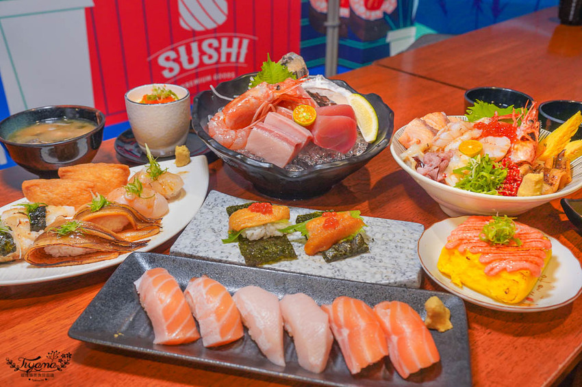 台南海鮮丼》風驛鮨味壽司丼飯專賣店,炙燒海鮮丼、炙燒握壽司,不吃生魚料理也OK~ @緹雅瑪 美食旅遊趣