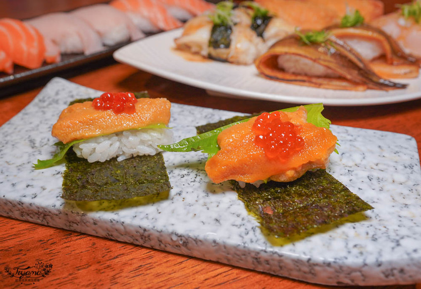台南海鮮丼》風驛鮨味壽司丼飯專賣店,炙燒海鮮丼、炙燒握壽司,不吃生魚料理也OK~ @緹雅瑪 美食旅遊趣