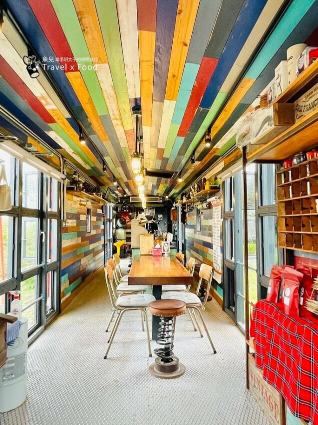 遠眺美麗海景，依傍翠綠高山，一週營業三個半天的美式復古車廂，台東都蘭咖啡車廂 @魚兒 x 牽手明太子的「視」界旅行