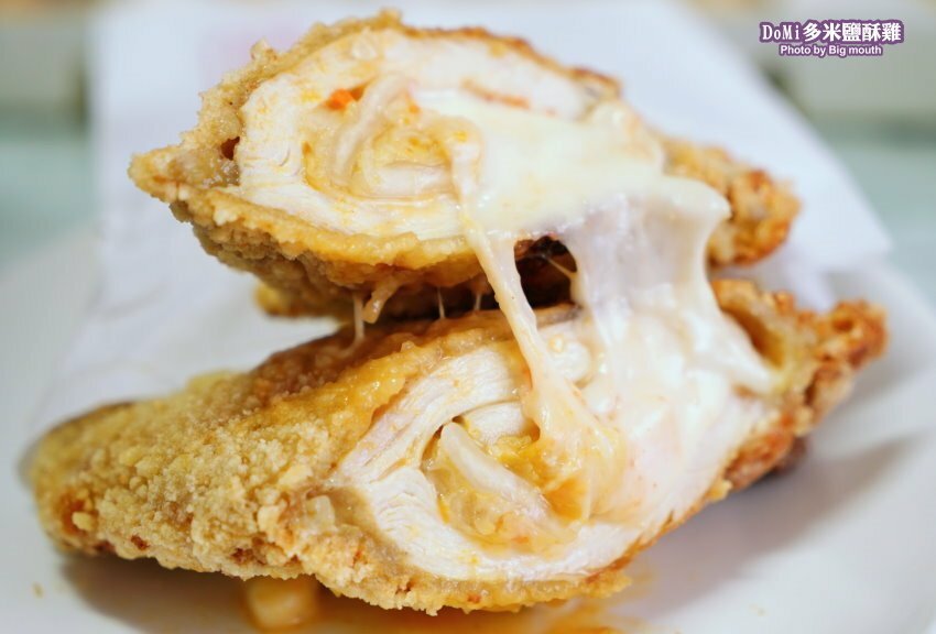 【桃園平鎮】多米鹹酥雞．起司包餡雞排邪惡度爆表，大份量起司瀑布!