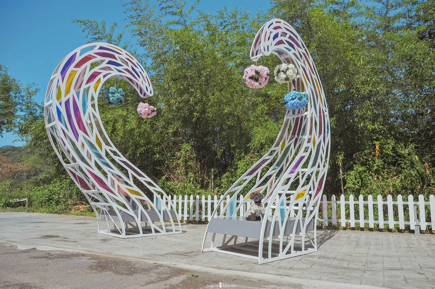 桃園繡球花季中興花卉枕頭山圈復興鄉景點
