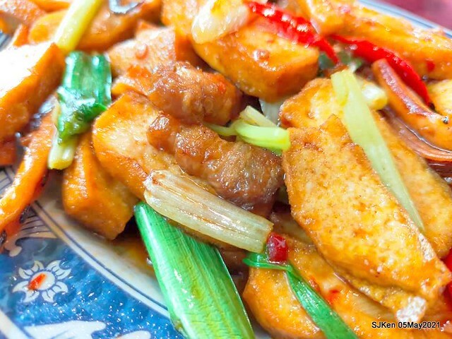 「 金樺城熱炒鵝肉擔」(Taiwanese Hot Fried dishes)， Taipei, Taiwan,SJKen,May 5, 2021.