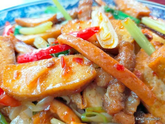「 金樺城熱炒鵝肉擔」(Taiwanese Hot Fried dishes)， Taipei, Taiwan,SJKen,May 5, 2021.