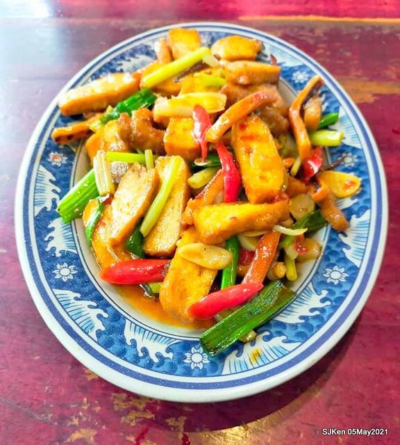 「 金樺城熱炒鵝肉擔」(Taiwanese Hot Fried dishes)， Taipei, Taiwan,SJKen,May 5, 2021.