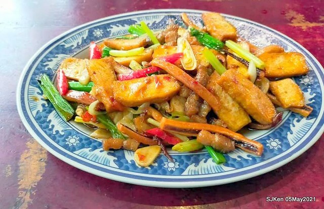 「 金樺城熱炒鵝肉擔」(Taiwanese Hot Fried dishes)， Taipei, Taiwan,SJKen,May 5, 2021.