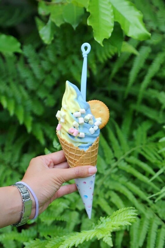 【苗栗三義】卓也小屋度假園區-蔬食餐廳夏日優惠.消費+googe好評就送天然染色霜淇淋喔!