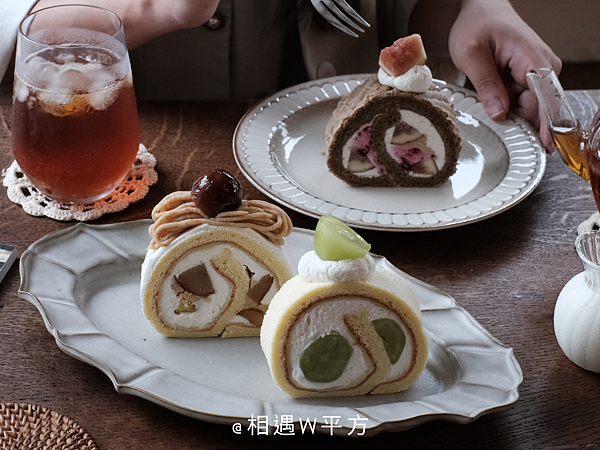 【宜蘭美食】Tasweet手作燒菓子 羅東歐式城堡 看著整排落羽松 吃鄉村甜點生乳捲 必吃脆皮蛋糕水果捲 無花果 蒙布朗 (10)