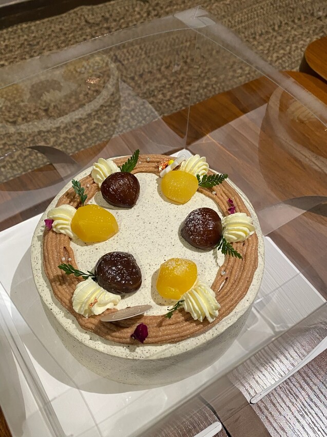 新北市三重區🌰超好吃栗子奶霜 ｜ 4K手作烘焙 ｜無反式脂肪的動物鮮奶油