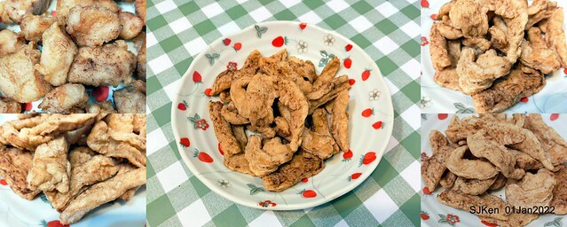 「陳季炸雞石牌店」(Fried Salted Chicken , Tempura & cuttlefish balls, Taiwanese light dishes booth), Taipei, Taiwan, SJKen, Jan 1, 2022. 「陳季炸雞石牌店」(Fried Salted Chicken , Tempura & cuttlefish balls, Taiwanese light dishes booth), Taipei, Taiwan, SJKen, Jan 1, 2022.