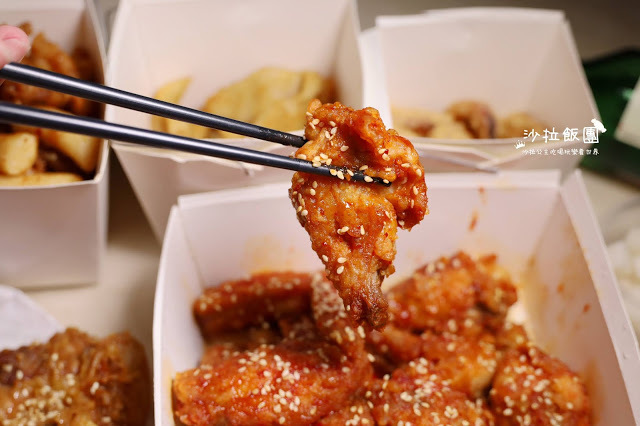 東區外帶外送美食『韓金量新韓式炸雞(台北大安店)』獨創9種醬料/一中街人氣美食