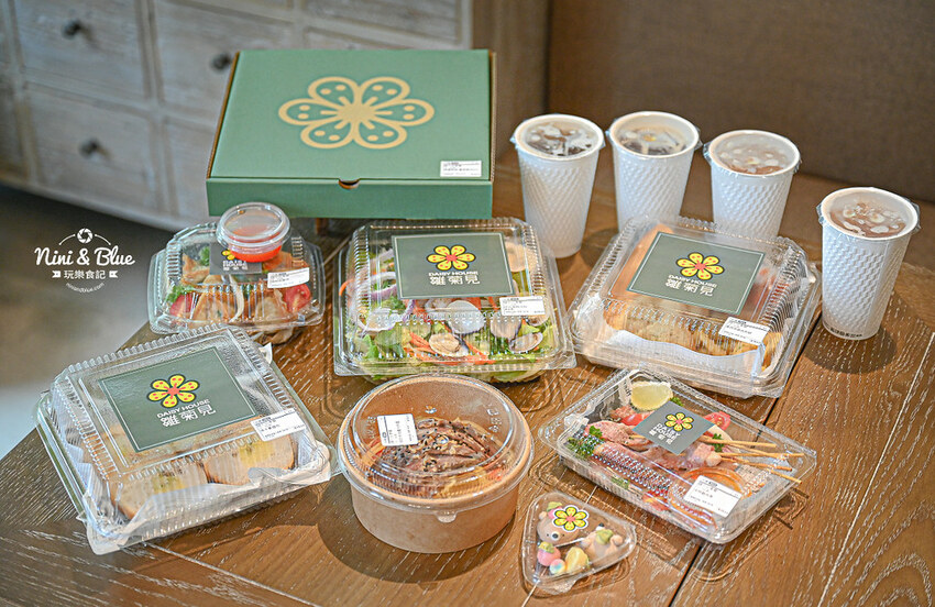 雛菊見DAISY HOUSE |台中南屯森林系美翻餐廳，防疫四人餐只要870元再送手做馬林糖 Nini and Blue 玩樂食記