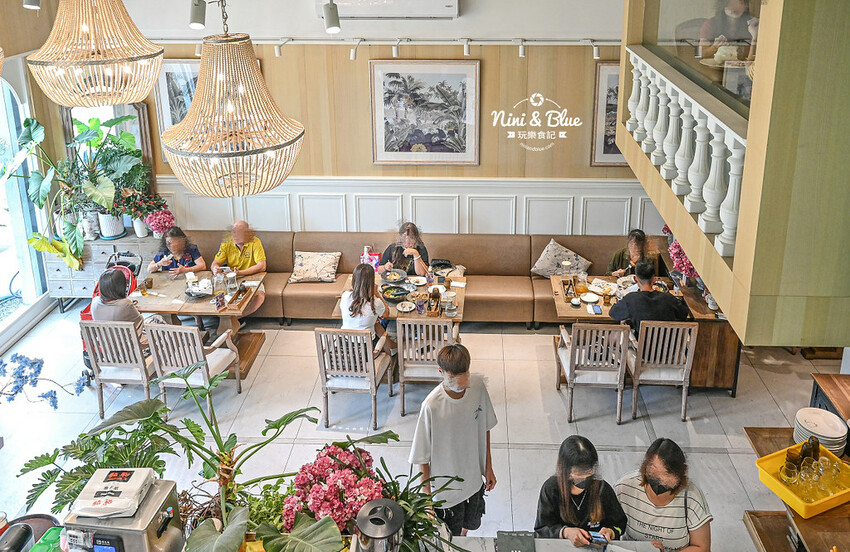 台中森林系餐廳，義大利麵、下午茶甜點、超萌棉花糖，寵物友善餐廳-妮妮布魯