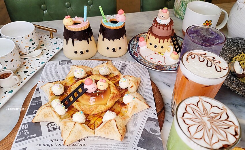 台中超夢幻浮誇森林系義式餐廳，全天候供餐、亦有多人分享餐，再被超萌布丁熊包圍，走一趟尖叫吃好吃滿~（