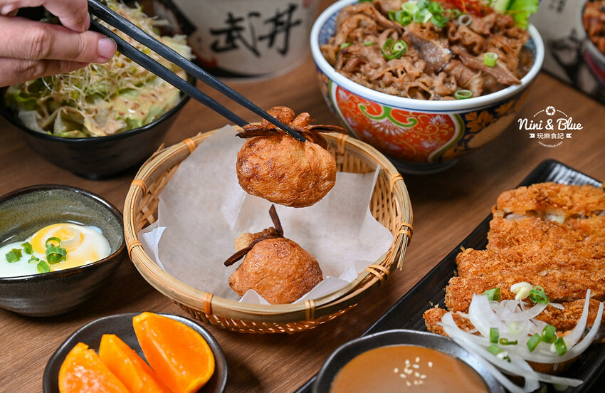 直火炙燒、肉量加倍，還有湯品、霜淇淋吃到飽，丼飯和豬排定食都好吃－妮妮布魯