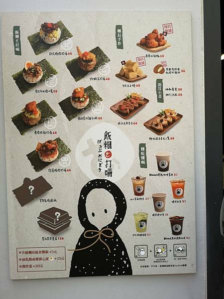 (台中/西區) 飯糰ㄜˋ打嗝，超可愛的美型飯糰品項雖不多，但好拍又好吃，靠近科博館、金典酒店 - COCO享天下(隆爸妤媽愛白白)