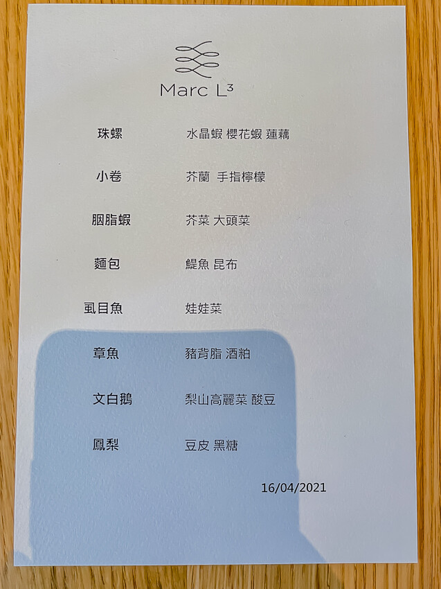 高雄米其林餐盤17系列 – Marc L3 x 台灣食材 & 法式技法的完美結合！