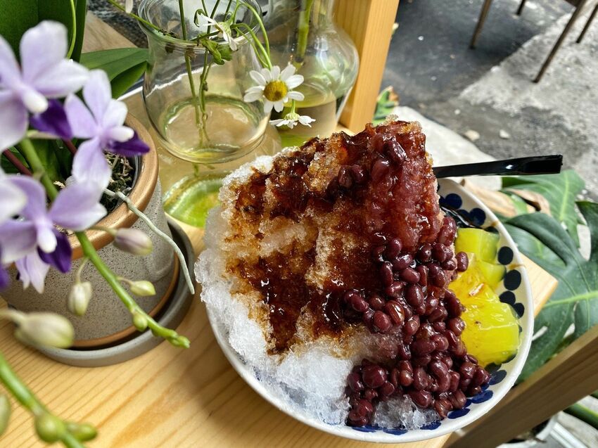 [台中西區]范力人豆花剉冰｜手工熬製黑糖漿｜純手工豆花｜每日限量｜特製糖水甜而不膩還帶冬瓜清香｜防疫外帶甜品｜內附菜單