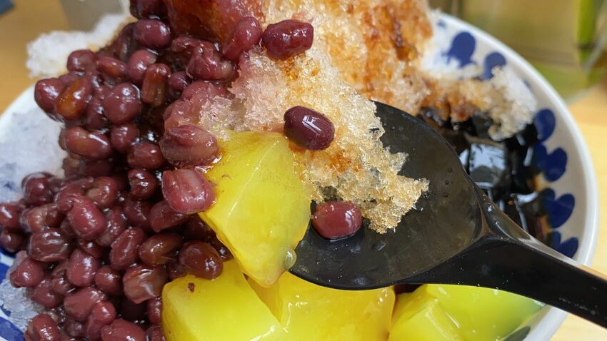 [台中西區]范力人豆花剉冰｜手工熬製黑糖漿｜純手工豆花｜每日限量｜特製糖水甜而不膩還帶冬瓜清香｜防疫外帶甜品｜內附菜單