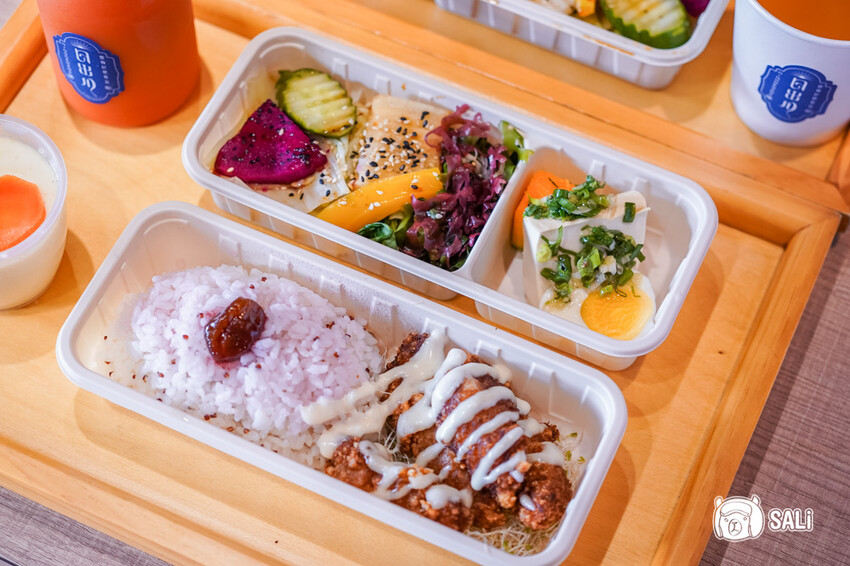 日出川 鹽麴舒肥餐盒｜彰化健康餐推薦，秋季新菜色，加會員送100元吃飯金