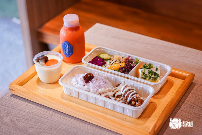 日出川 鹽麴舒肥餐盒｜彰化健康餐推薦，秋季新菜色，加會員送100元吃飯金