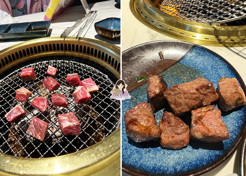 【台中燒肉】老井極上燒肉美村店,點了饕客專業和牛,專人剝蝦還