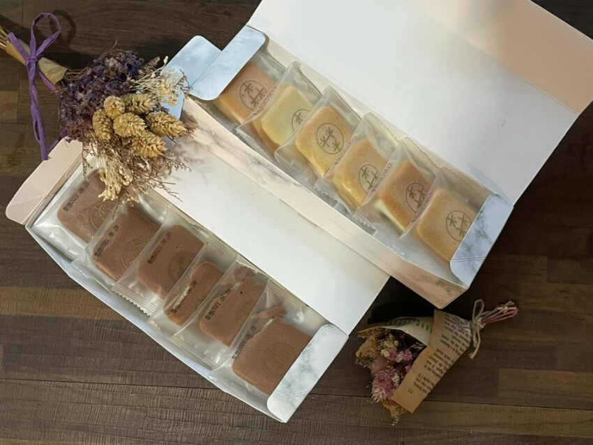 [宅配] 迪爾森戀人~大理石紋質感風。獨家三角千層甜點