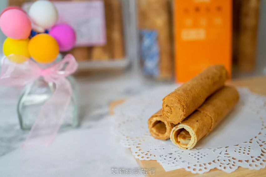台中必買伴手禮推薦！超人氣團購美食 台灣女神厚蛋捲 健康無添加美味厚蛋捲、酥鬆脆口低糖法國奶油曲奇餅 大甲名產 - 艾莉絲愛旅行