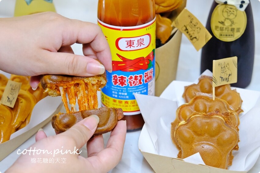 台中雞蛋糕這家最搞怪!肥貓抓雞蛋獨家東泉雞蛋糕~台中新必吃 - 棉花糖的天空