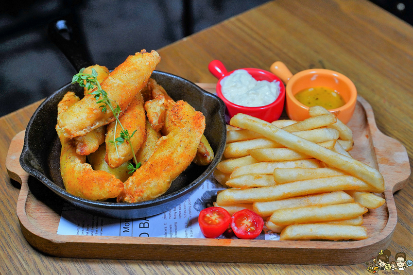 漫威迷最愛的秘境餐廳1317Bistro，豪邁金鋼狼大戰斧、夠味脆皮豬腳、鮮味漁夫打撈麵｜凹子底美食推薦 - 跟著尼力吃喝玩樂＆親子生活