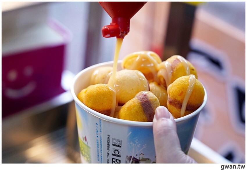 一中也有三色地瓜球!這間超大顆,還有限量獨賣蜜地瓜