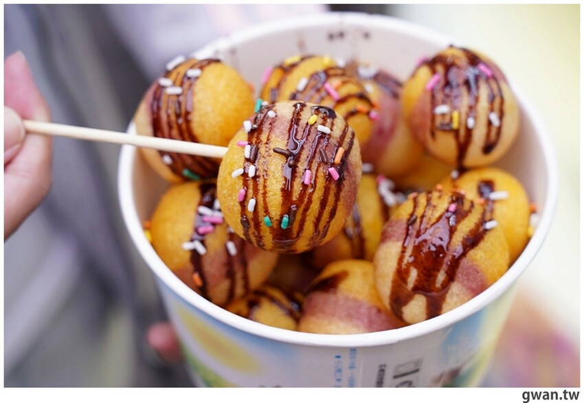 一中也有三色地瓜球!這間超大顆,還有限量獨賣蜜地瓜