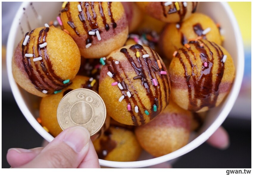 一中也有三色地瓜球!這間超大顆,還有限量獨賣蜜地瓜
