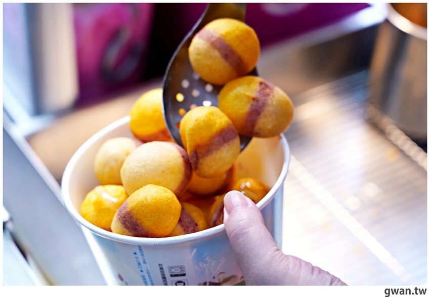 一中也有三色地瓜球!這間超大顆,還有限量獨賣蜜地瓜