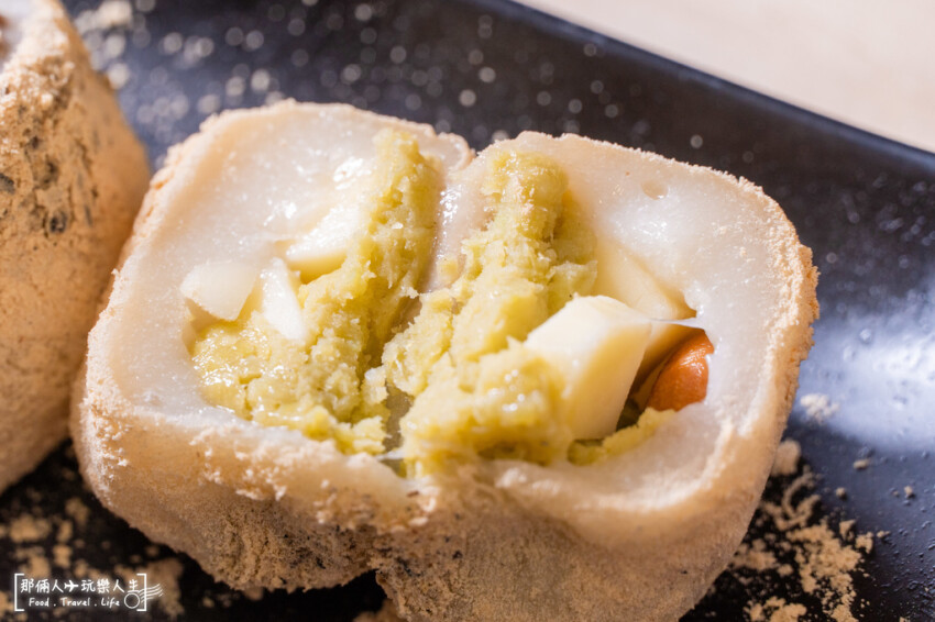 8種創意的口味，尤其是鹹味的麻糬是你來這絕不能錯過的口味~