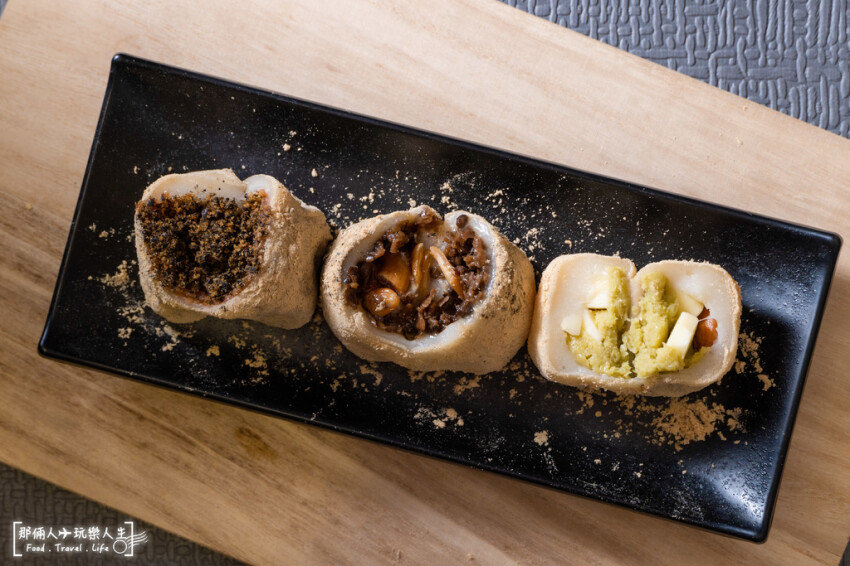 8種創意的口味，尤其是鹹味的麻糬是你來這絕不能錯過的口味~