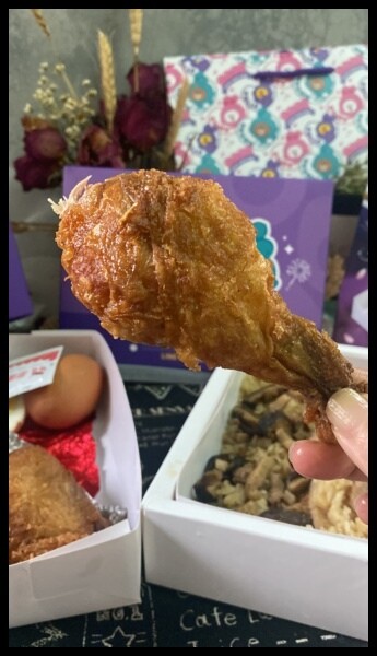 【好兆頭 How Shuttle】錢兔似錦彌月禮盒葷(12兩),最有面子的油飯禮盒🐰甜甜的糖果紫色💜夢