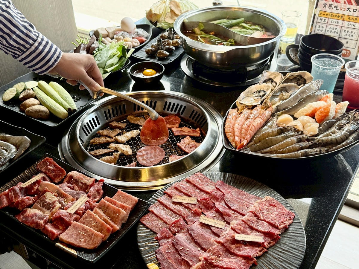 【台北燒肉火鍋推薦】瓦崎燒烤火鍋公館店：極致959方案，和牛、天使紅蝦、生蠔海鮮頂級食材烤肉火鍋吃到飽還有哈根達斯冰淇淋 – 洋洋的吃喝玩樂