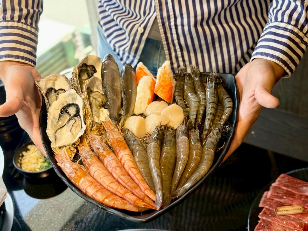 【台北燒肉火鍋推薦】瓦崎燒烤火鍋公館店：極致959方案，和牛、天使紅蝦、生蠔海鮮頂級食材烤肉火鍋吃到飽還有哈根達斯冰淇淋 – 洋洋的吃喝玩樂
