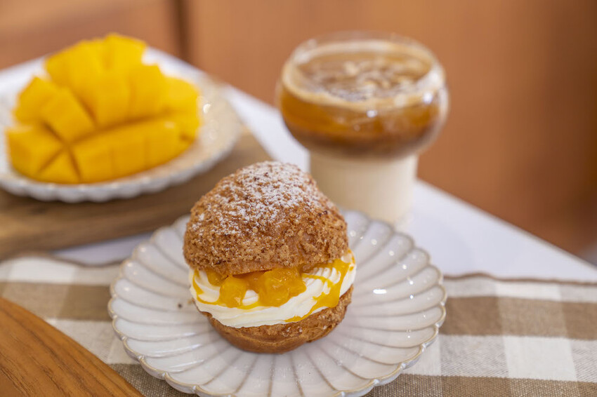 台北美食 皮皮手作千層｜芒果季來了!夏季限定芒果千層登場，還有酥脆芒果泡芙必朝聖