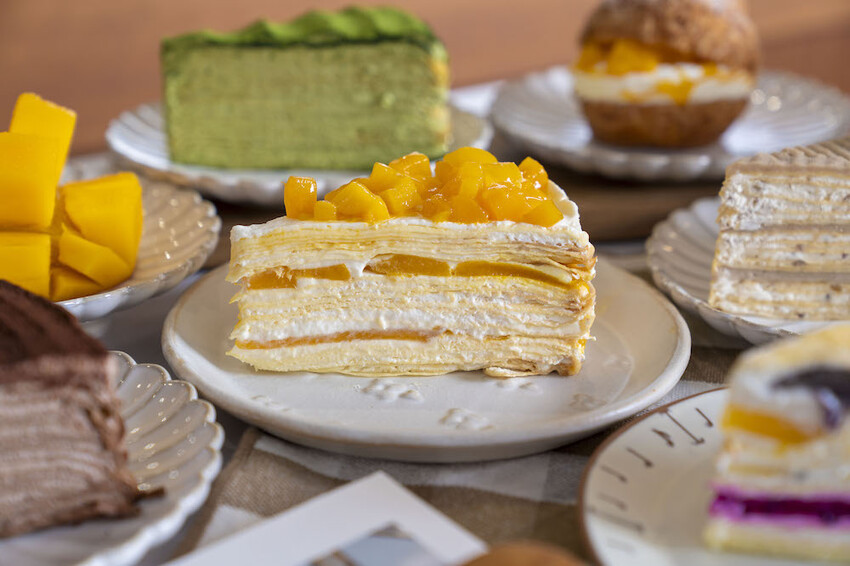 台北美食 皮皮手作千層｜芒果季來了!夏季限定芒果千層登場，還有酥脆芒果泡芙必朝聖