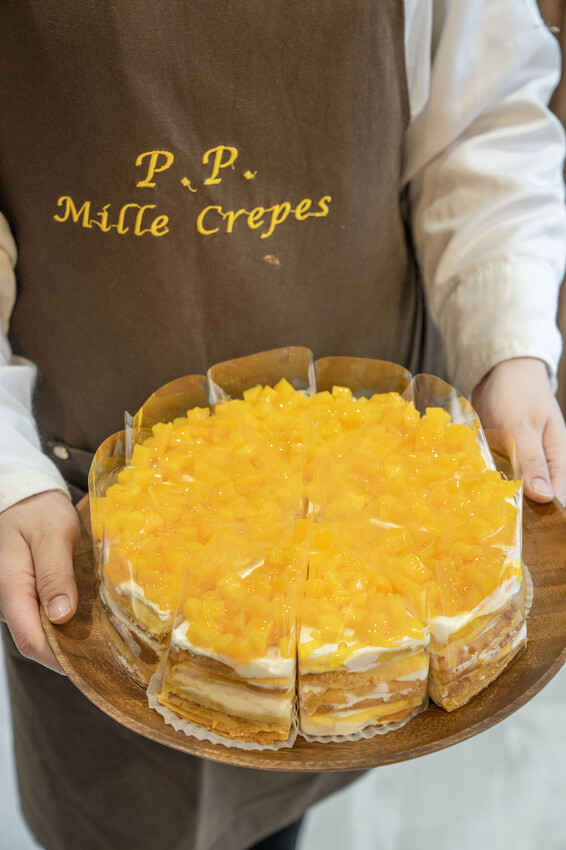 台北美食 皮皮手作千層｜芒果季來了!夏季限定芒果千層登場，還有酥脆芒果泡芙必朝聖
