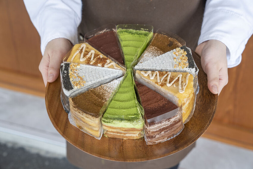 台北美食 皮皮手作千層｜芒果季來了!夏季限定芒果千層登場，還有酥脆芒果泡芙必朝聖