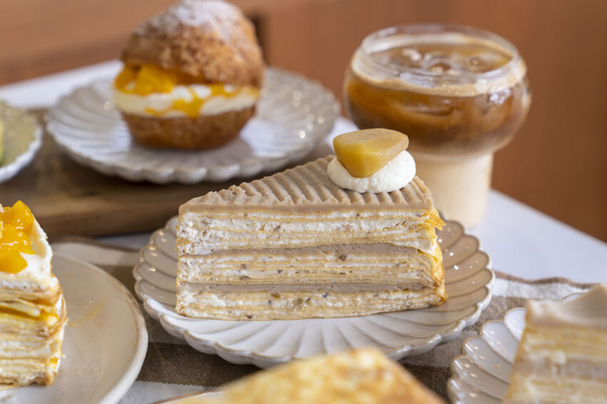 台北美食 皮皮手作千層｜芒果季來了!夏季限定芒果千層登場，還有酥脆芒果泡芙必朝聖